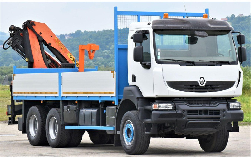 Renault KERAX 370 - Platforminis/ Bortinis sunkvežimis, Sunkvežimis su kranu: foto 3 Renault KERAX 370 - Platforminis/ Bortinis sunkvežimis, Sunkvežimis su kranu: foto 3