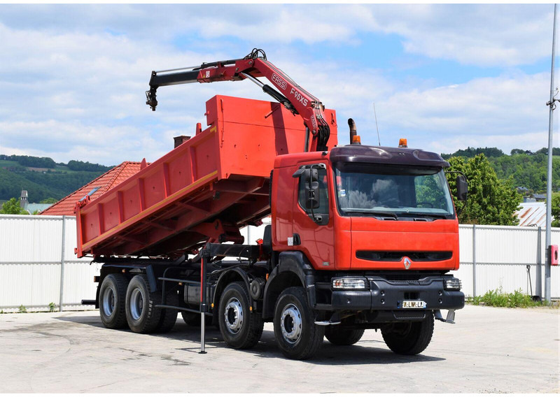 Renault KERAX 420 DCI Kipper 6,30m+FASSI F95AXS.21+FUNK - Savivartis sunkvežimis, Sunkvežimis su kranu: foto 2 Renault KERAX 420 DCI Kipper 6,30m+FASSI F95AXS.21+FUNK - Savivartis sunkvežimis, Sunkvežimis su kranu: foto 2