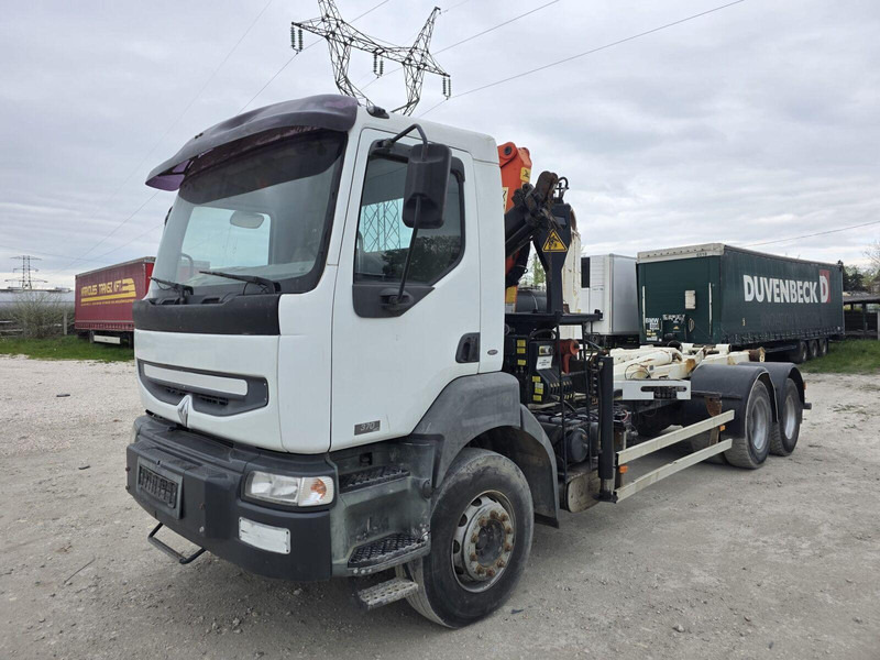 Renault Kerax 370 DCi - Palfinger PKK 8500 Crane - Multilift - Hook-lift sunkvežimis, Sunkvežimis su kranu: foto 2 Renault Kerax 370 DCi - Palfinger PKK 8500 Crane - Multilift - Hook-lift sunkvežimis, Sunkvežimis su kranu: foto 2