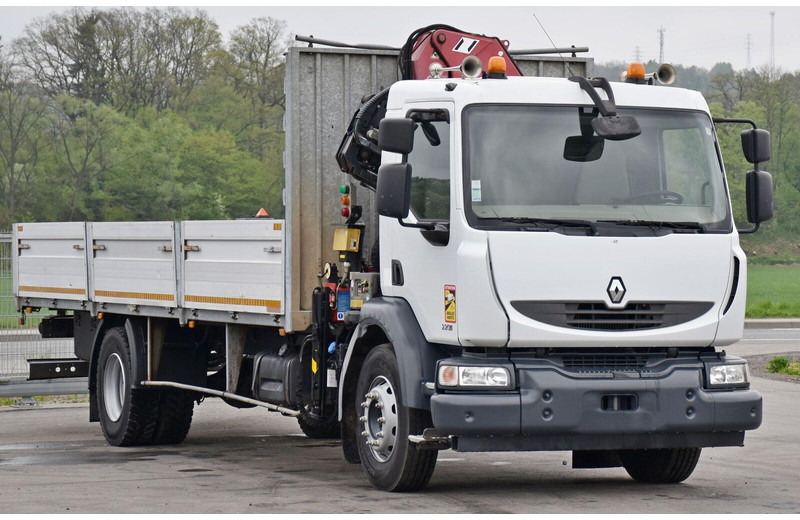 Renault MIDLUM 220 DXI *PRITSCHE 7,35m * KRAN + FUNK - Platforminis/ Bortinis sunkvežimis, Sunkvežimis su kranu: foto 3 Renault MIDLUM 220 DXI *PRITSCHE 7,35m * KRAN + FUNK - Platforminis/ Bortinis sunkvežimis, Sunkvežimis su kranu: foto 3