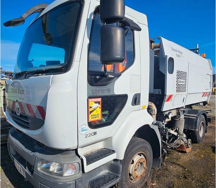 Renault MIDLUM 220 Dxi - Road sweeper truck - Gatvių šlavimo mašina: foto 1 Renault MIDLUM 220 Dxi - Road sweeper truck - Gatvių šlavimo mašina: foto 1