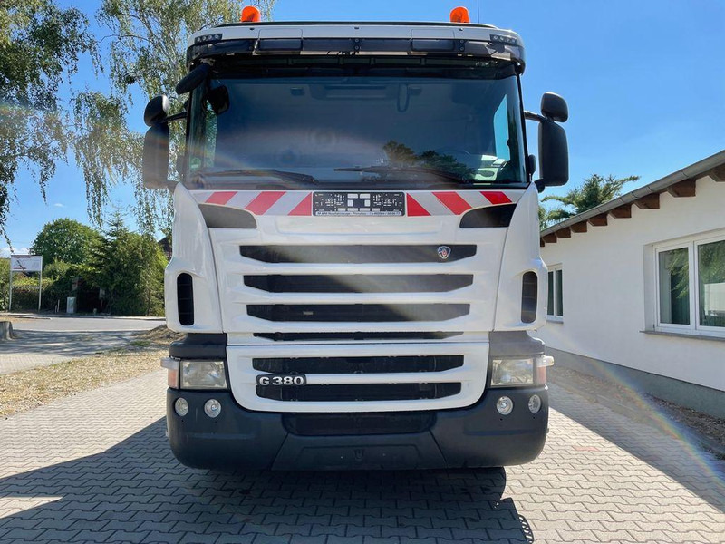 Scania G 380 Pritsche Kran Hiab 122B - Platforminis/ Bortinis sunkvežimis, Sunkvežimis su kranu: foto 3 Scania G 380 Pritsche Kran Hiab 122B - Platforminis/ Bortinis sunkvežimis, Sunkvežimis su kranu: foto 3