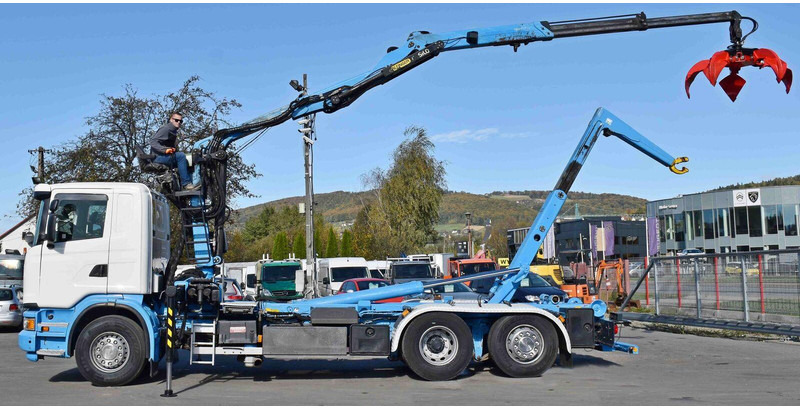 Scania G 440 - Hook-lift sunkvežimis, Sunkvežimis su kranu: foto 5 Scania G 440 - Hook-lift sunkvežimis, Sunkvežimis su kranu: foto 5