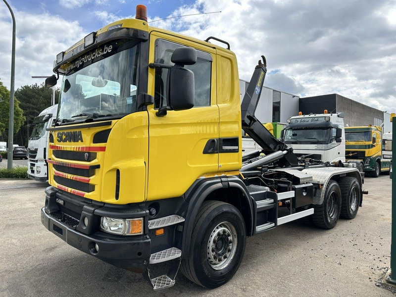 Scania G440 6x4 20T MARREL HOOKLIFT - RETARDER - STEEL - Platforminis/ Bortinis sunkvežimis, Sunkvežimis su kranu: foto 1 Scania G440 6x4 20T MARREL HOOKLIFT - RETARDER - STEEL - Platforminis/ Bortinis sunkvežimis, Sunkvežimis su kranu: foto 1