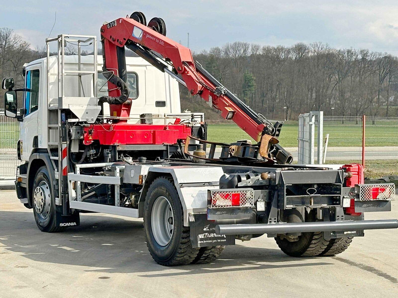 Scania P 250 * HMF 635 K2 + FUNK * TOPZUSTAND - Savivartis sunkvežimis, Sunkvežimis su kranu: foto 4 Scania P 250 * HMF 635 K2 + FUNK * TOPZUSTAND - Savivartis sunkvežimis, Sunkvežimis su kranu: foto 4