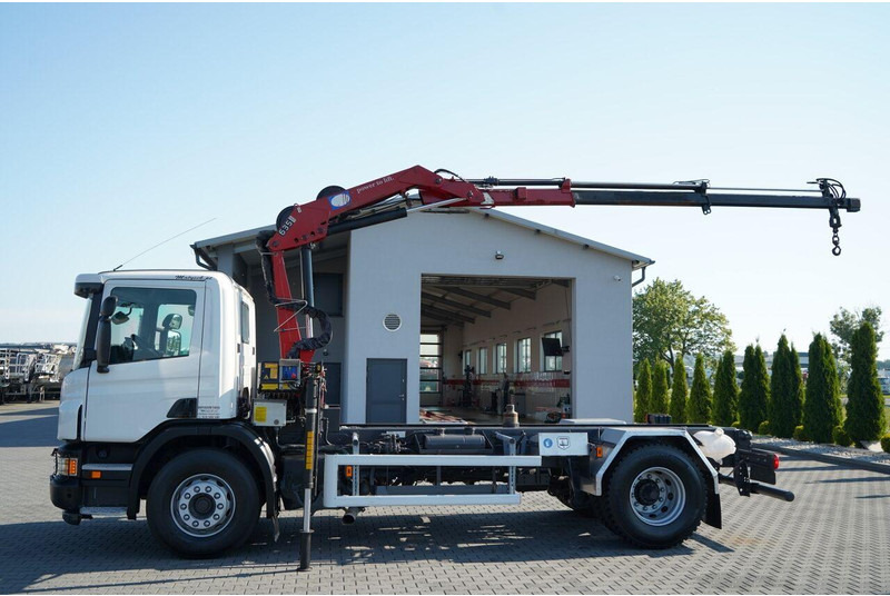 Scania P 280 / 4X2 / SIŁOWNIK DO WYWROTU / + HDS HMF 635 / UDŹWIG 1 500 - Savivartis sunkvežimis: foto 2 Scania P 280 / 4X2 / SIŁOWNIK DO WYWROTU / + HDS HMF 635 / UDŹWIG 1 500 - Savivartis sunkvežimis: foto 2