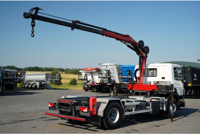 Scania P 280 / 4X2 / SIŁOWNIK DO WYWROTU / + HDS HMF 635 / UDŹWIG 1 500 - Savivartis sunkvežimis: foto 4 Scania P 280 / 4X2 / SIŁOWNIK DO WYWROTU / + HDS HMF 635 / UDŹWIG 1 500 - Savivartis sunkvežimis: foto 4