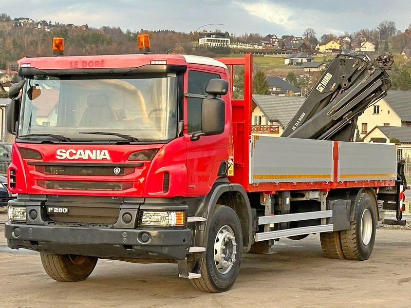 Scania P 280 * HIAB 122 E - 2 HIDUO + FUNK* TOPZUSTAND - Platforminis/ Bortinis sunkvežimis, Sunkvežimis su kranu: foto 3 Scania P 280 * HIAB 122 E - 2 HIDUO + FUNK* TOPZUSTAND - Platforminis/ Bortinis sunkvežimis, Sunkvežimis su kranu: foto 3