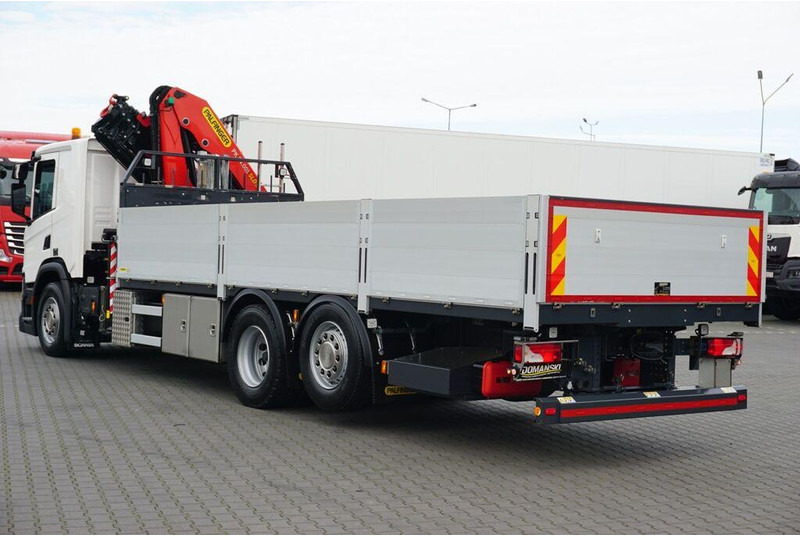 Scania P 410 / 6 X 2 / SKRZYNIOWY + HDS / PALFINGER PK 24 001 / OŚ SKRĘ - Platforminis/ Bortinis sunkvežimis, Sunkvežimis su kranu: foto 5 Scania P 410 / 6 X 2 / SKRZYNIOWY + HDS / PALFINGER PK 24 001 / OŚ SKRĘ - Platforminis/ Bortinis sunkvežimis, Sunkvežimis su kranu: foto 5
