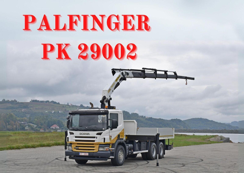 Scania P 420 - Platforminis/ Bortinis sunkvežimis, Sunkvežimis su kranu: foto 1 Scania P 420 - Platforminis/ Bortinis sunkvežimis, Sunkvežimis su kranu: foto 1