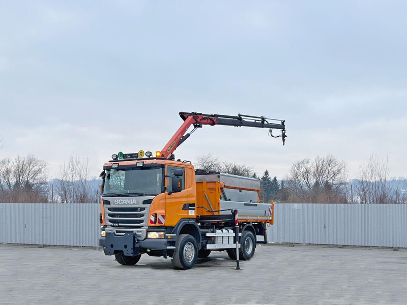Scania R 420 * PK 11002/FUNK * sandblaste - Savivartis sunkvežimis, Sunkvežimis su kranu: foto 4 Scania R 420 * PK 11002/FUNK * sandblaste - Savivartis sunkvežimis, Sunkvežimis su kranu: foto 4