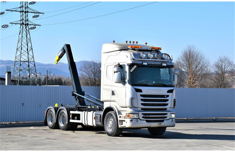 Scania R 480 Abrollkipper * 6x4 * Top Zustand ! - Hook-lift sunkvežimis: foto 1 Scania R 480 Abrollkipper * 6x4 * Top Zustand ! - Hook-lift sunkvežimis: foto 1