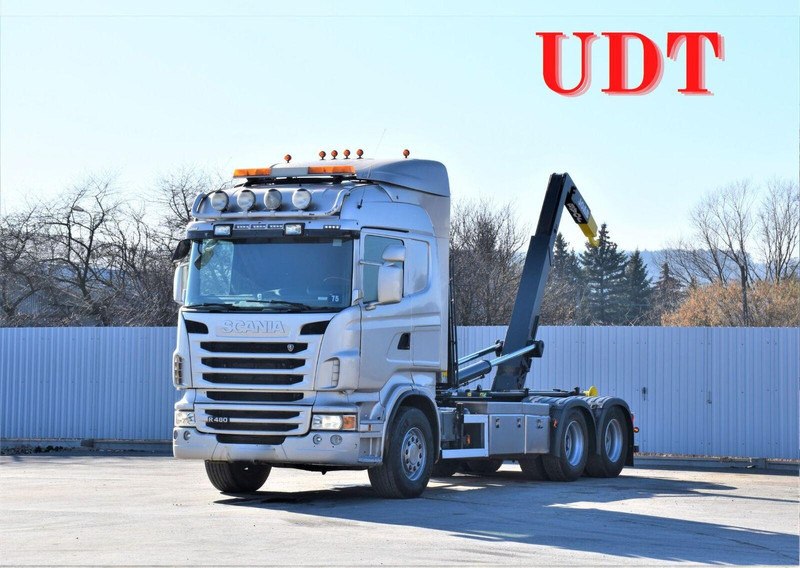 Scania R 480 Abrollkipper * 6x4 * Top Zustand ! - Hook-lift sunkvežimis: foto 2 Scania R 480 Abrollkipper * 6x4 * Top Zustand ! - Hook-lift sunkvežimis: foto 2