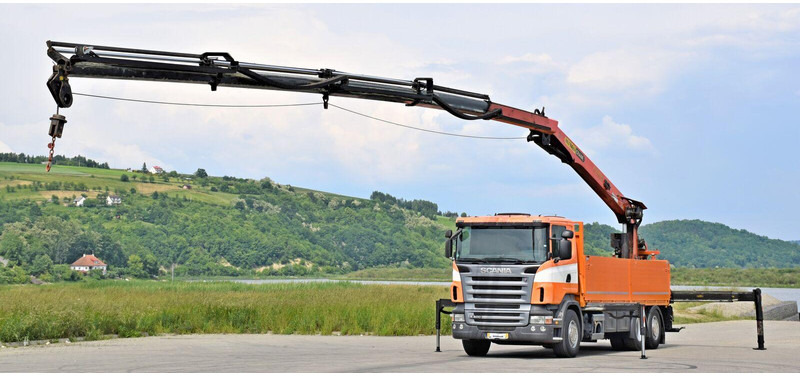 Scania R400 Pritsche 6,80m - Platforminis/ Bortinis sunkvežimis, Sunkvežimis su kranu: foto 2 Scania R400 Pritsche 6,80m - Platforminis/ Bortinis sunkvežimis, Sunkvežimis su kranu: foto 2