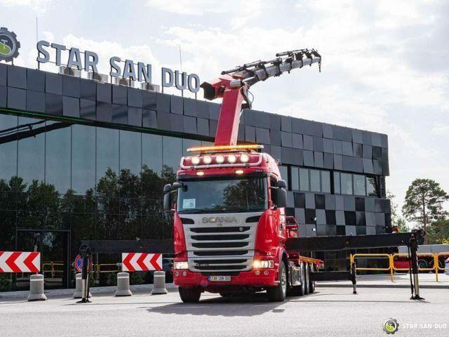 Scania R450 8x4 Palfinger PK 65002 SH HDS Crane - Platforminis/ Bortinis sunkvežimis, Sunkvežimis su kranu: foto 2 Scania R450 8x4 Palfinger PK 65002 SH HDS Crane - Platforminis/ Bortinis sunkvežimis, Sunkvežimis su kranu: foto 2