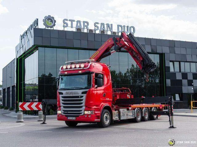 Scania R450 8x4 Palfinger PK 65002 SH HDS Crane - Platforminis/ Bortinis sunkvežimis, Sunkvežimis su kranu: foto 5 Scania R450 8x4 Palfinger PK 65002 SH HDS Crane - Platforminis/ Bortinis sunkvežimis, Sunkvežimis su kranu: foto 5