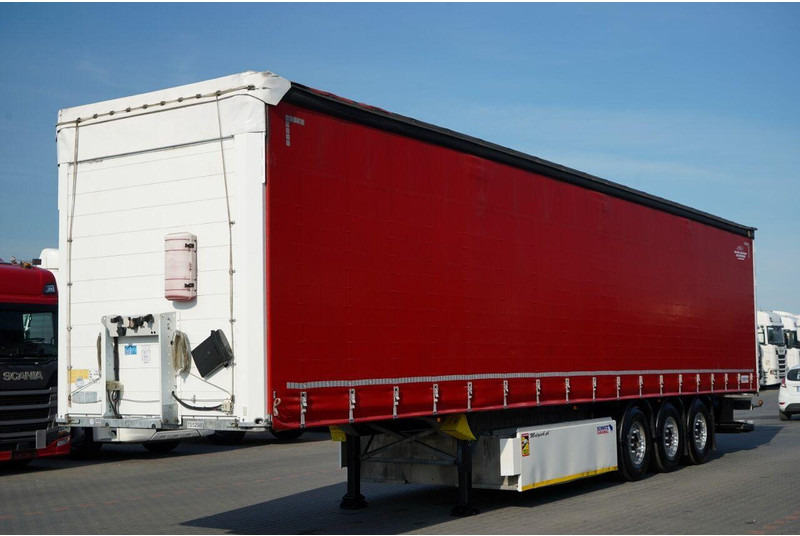 Schmitz Cargobull FIRANKA / STANDARD / 2x OŚ PODNOSZONA / WINDA / KOSZ NA PALETY / - Tentinė puspriekabė: foto 3 Schmitz Cargobull FIRANKA / STANDARD / 2x OŚ PODNOSZONA / WINDA / KOSZ NA PALETY / - Tentinė puspriekabė: foto 3