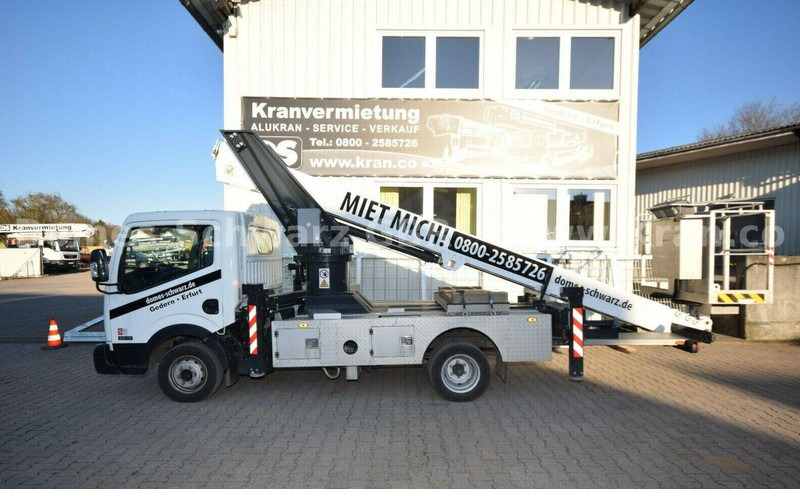 Nissan NT400 Cabstar Klaas Theo Emelőkosaras 25m - Sunkvežimis, Sunkvežimis su kranu: foto 2 Nissan NT400 Cabstar Klaas Theo Emelőkosaras 25m - Sunkvežimis, Sunkvežimis su kranu: foto 2