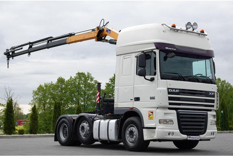 DAF XF 105.510 / CIĄGNIK SIODŁOWY PUSHER / + HDS COPMA 160.5 / WYSÓ - Vilkikas: foto 1 DAF XF 105.510 / CIĄGNIK SIODŁOWY PUSHER / + HDS COPMA 160.5 / WYSÓ - Vilkikas: foto 1