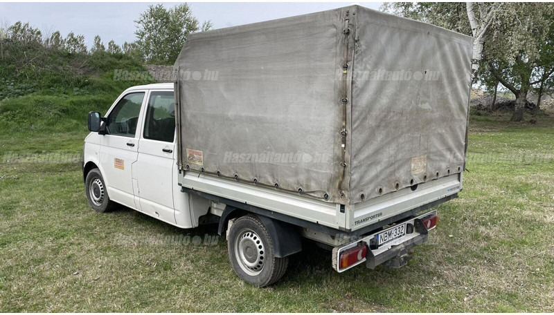 Volkswagen Transporter T5 Doka curtain side - Tentinis mikroautobusas, Komercinis automobilis su dviguba kabina: foto 4 Volkswagen Transporter T5 Doka curtain side - Tentinis mikroautobusas, Komercinis automobilis su dviguba kabina: foto 4