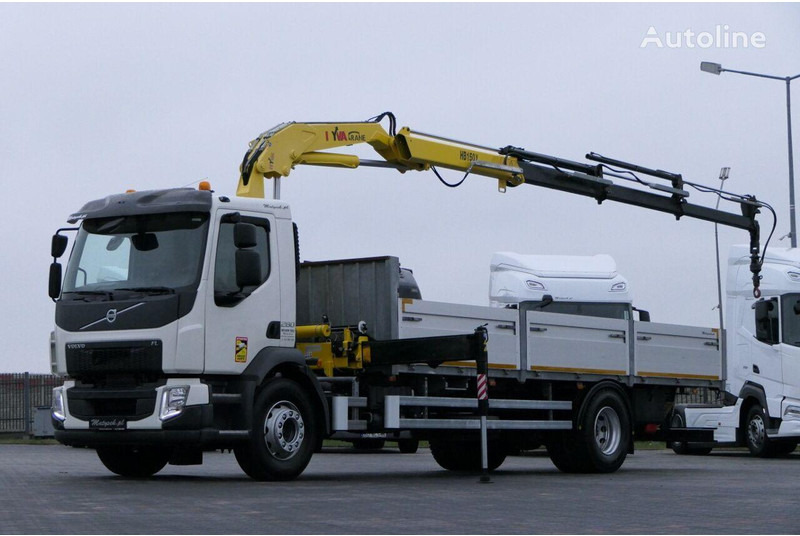 Volvo FE 280 - Platforminis/ Bortinis sunkvežimis, Sunkvežimis su kranu: foto 4 Volvo FE 280 - Platforminis/ Bortinis sunkvežimis, Sunkvežimis su kranu: foto 4