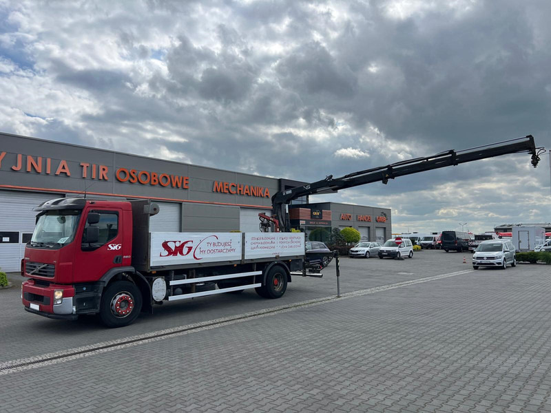Volvo FE 320 FLATBED CRANE KRAN HDS HIAB 122B-2 DUO - Platforminis/ Bortinis sunkvežimis, Sunkvežimis su kranu: foto 1 Volvo FE 320 FLATBED CRANE KRAN HDS HIAB 122B-2 DUO - Platforminis/ Bortinis sunkvežimis, Sunkvežimis su kranu: foto 1