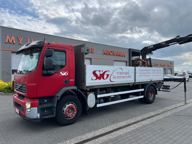 Volvo FE 320 FLATBED CRANE KRAN HDS HIAB 122B-2 DUO - Platforminis/ Bortinis sunkvežimis, Sunkvežimis su kranu: foto 2 Volvo FE 320 FLATBED CRANE KRAN HDS HIAB 122B-2 DUO - Platforminis/ Bortinis sunkvežimis, Sunkvežimis su kranu: foto 2
