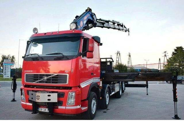 Volvo FH 400 8x2 PM 85 85027 KRAN cran - Platforminis/ Bortinis sunkvežimis, Sunkvežimis su kranu: foto 1 Volvo FH 400 8x2 PM 85 85027 KRAN cran - Platforminis/ Bortinis sunkvežimis, Sunkvežimis su kranu: foto 1