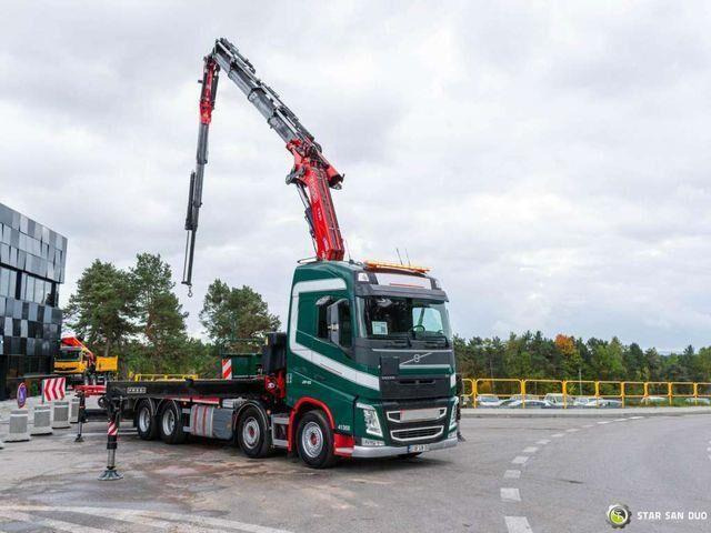 Platforminis/ Bortinis sunkvežimis, Sunkvežimis su kranu Volvo FH 510 8x4 FASSI F820 RA2.26 Fly Jib Crane Kran: foto 6