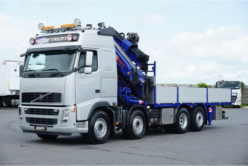 Volvo FH / 520 / 8 X 2 / SKRZYNIOWY + HDS / PM 85 SP + JIB J 1204 / WY - Platforminis/ Bortinis sunkvežimis, Sunkvežimis su kranu: foto 3 Volvo FH / 520 / 8 X 2 / SKRZYNIOWY + HDS / PM 85 SP + JIB J 1204 / WY - Platforminis/ Bortinis sunkvežimis, Sunkvežimis su kranu: foto 3