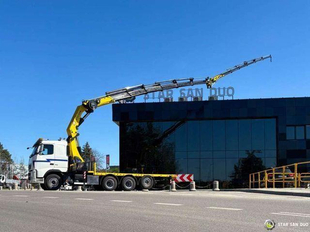 Volvo FH 520 8x4 HMF ODIN K6 EURO 5 FLY JIB Crane - Platforminis/ Bortinis sunkvežimis, Sunkvežimis su kranu: foto 3 Volvo FH 520 8x4 HMF ODIN K6 EURO 5 FLY JIB Crane - Platforminis/ Bortinis sunkvežimis, Sunkvežimis su kranu: foto 3