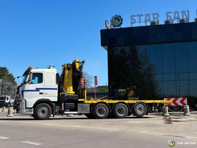 Volvo FH 520 8x4 HMF ODIN K6 EURO 5 FLY JIB Crane - Platforminis/ Bortinis sunkvežimis, Sunkvežimis su kranu: foto 4 Volvo FH 520 8x4 HMF ODIN K6 EURO 5 FLY JIB Crane - Platforminis/ Bortinis sunkvežimis, Sunkvežimis su kranu: foto 4