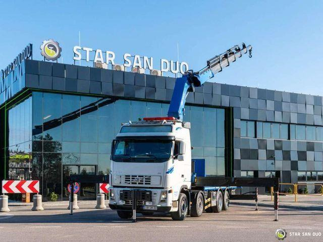 Volvo FH480 8x2 HMF 6020-OK6 Kran Crane 2016 - Platforminis/ Bortinis sunkvežimis, Sunkvežimis su kranu: foto 1 Volvo FH480 8x2 HMF 6020-OK6 Kran Crane 2016 - Platforminis/ Bortinis sunkvežimis, Sunkvežimis su kranu: foto 1