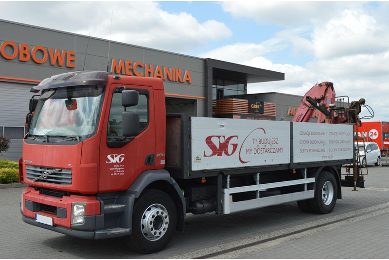 Volvo FL 18.280 Pallet Forks Rotator "22.5 5300 kg HDS AT - Platforminis/ Bortinis sunkvežimis, Sunkvežimis su kranu: foto 1 Volvo FL 18.280 Pallet Forks Rotator "22.5 5300 kg HDS AT - Platforminis/ Bortinis sunkvežimis, Sunkvežimis su kranu: foto 1