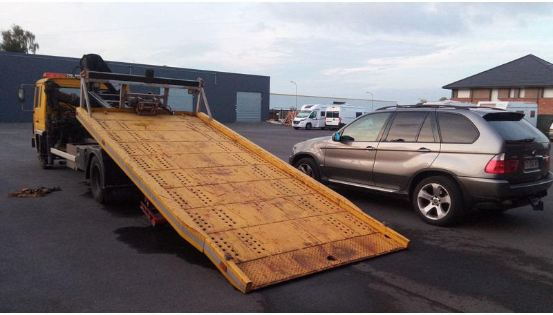 Volvo FL611 Car transporter + crane Hiab 071 - Autovežis sunkvežimis: foto 3 Volvo FL611 Car transporter + crane Hiab 071 - Autovežis sunkvežimis: foto 3