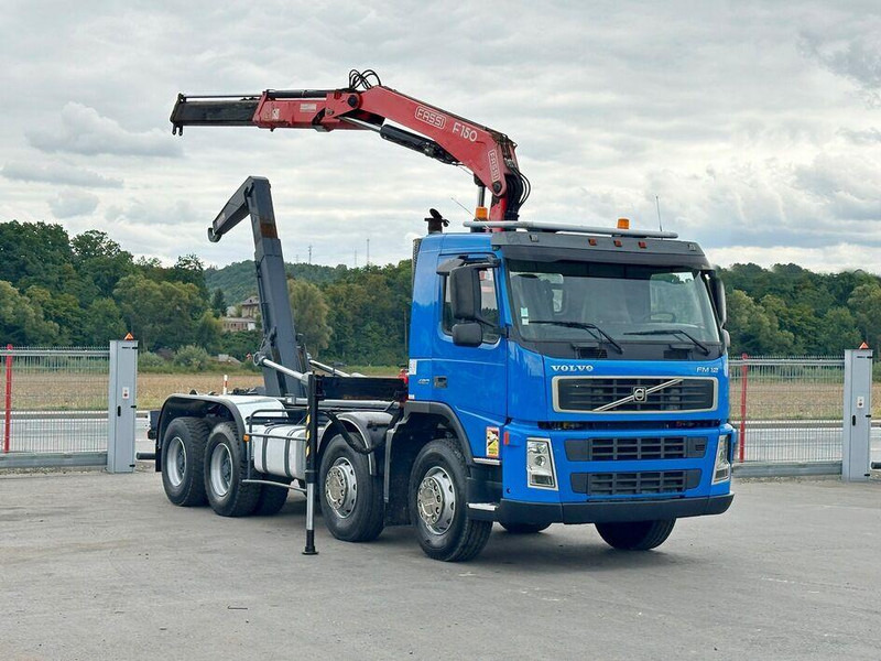 Volvo FM 12.420 * FASSI F150A.21 * 8x4 * TOP - Hook-lift sunkvežimis, Sunkvežimis su kranu: foto 2 Volvo FM 12.420 * FASSI F150A.21 * 8x4 * TOP - Hook-lift sunkvežimis, Sunkvežimis su kranu: foto 2