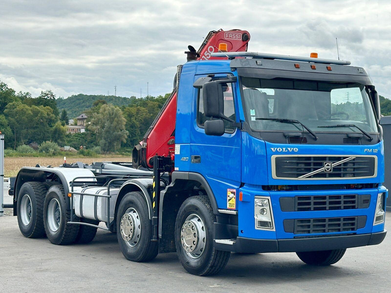 Volvo FM 12.420 * FASSI F150A.21 * 8x4 * TOP - Hook-lift sunkvežimis, Sunkvežimis su kranu: foto 4 Volvo FM 12.420 * FASSI F150A.21 * 8x4 * TOP - Hook-lift sunkvežimis, Sunkvežimis su kranu: foto 4