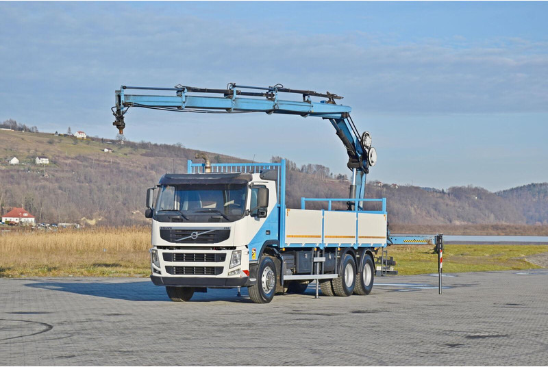 Volvo FM 410 - Platforminis/ Bortinis sunkvežimis, Sunkvežimis su kranu: foto 2 Volvo FM 410 - Platforminis/ Bortinis sunkvežimis, Sunkvežimis su kranu: foto 2