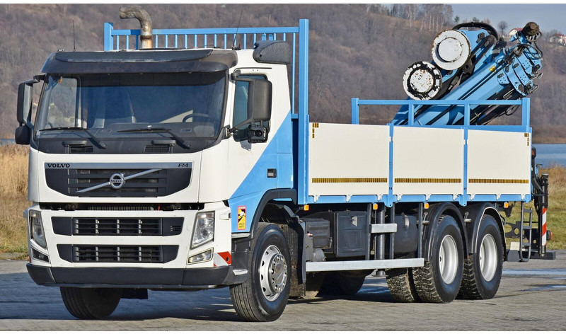 Volvo FM 410 - Platforminis/ Bortinis sunkvežimis, Sunkvežimis su kranu: foto 4 Volvo FM 410 - Platforminis/ Bortinis sunkvežimis, Sunkvežimis su kranu: foto 4