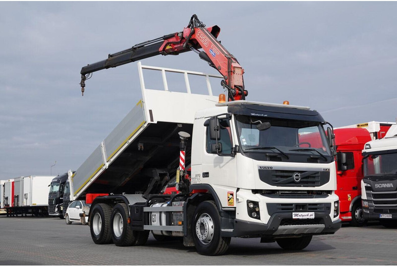 Volvo FMX 370 / 6X4 / WYWROTKA + HDS FASSI F165XP / MAX UDŹWIG 5200KG - Savivartis sunkvežimis: foto 5 Volvo FMX 370 / 6X4 / WYWROTKA + HDS FASSI F165XP / MAX UDŹWIG 5200KG - Savivartis sunkvežimis: foto 5