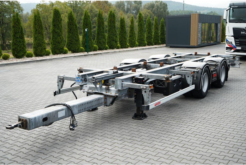 Wecon / NACZEPA PODKONTENEROWA / 2019 - Konteineris-vežimus/ Sukeisti kūną priekaba: foto 1 Wecon / NACZEPA PODKONTENEROWA / 2019 - Konteineris-vežimus/ Sukeisti kūną priekaba: foto 1