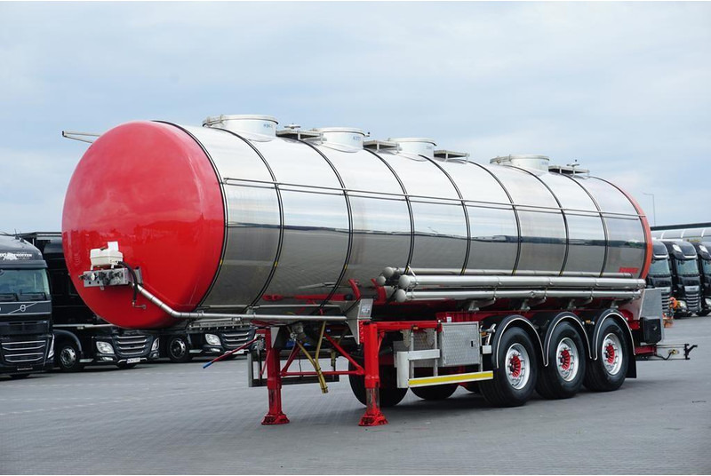 Wielton SOMMER / CYSTERNA SPOZYWCZA / 28 374 LITRÓW / 4 KOMOROWA / WEBAS - Puspriekabė cisterna: foto 1 Wielton SOMMER / CYSTERNA SPOZYWCZA / 28 374 LITRÓW / 4 KOMOROWA / WEBAS - Puspriekabė cisterna: foto 1