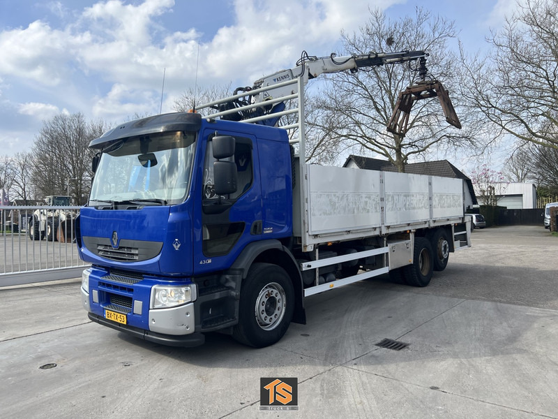 Renault PREMIUM LANDER 430.26 6X2 EL 2M ROLLKRAN - Kennis R16/7 - NL TOP TRUCK - Platforminis/ Bortinis sunkvežimis, Sunkvežimis su kranu: foto 1 Renault PREMIUM LANDER 430.26 6X2 EL 2M ROLLKRAN - Kennis R16/7 - NL TOP TRUCK - Platforminis/ Bortinis sunkvežimis, Sunkvežimis su kranu: foto 1