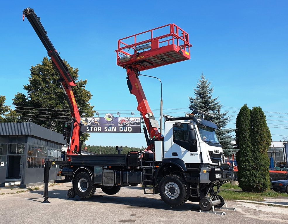 Iveco TRAKER 4x4 RAIL ROAD PALFINGER SCHIENEN TWO WAY - Autobokštelio: foto 5 Iveco TRAKER 4x4 RAIL ROAD PALFINGER SCHIENEN TWO WAY - Autobokštelio: foto 5
