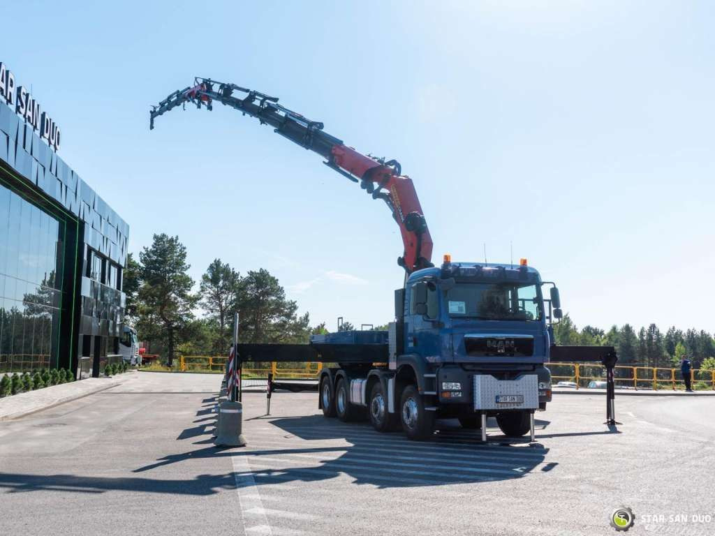 MAN TGA 35.440 8X6H PALFINGER 60002 Semi-trailer - Sunkvežimis su kranu: foto 2 MAN TGA 35.440 8X6H PALFINGER 60002 Semi-trailer - Sunkvežimis su kranu: foto 2
