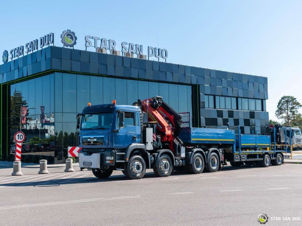 MAN TGA 35.440 8X6H PALFINGER 60002 Semi-trailer - Sunkvežimis su kranu: foto 5 MAN TGA 35.440 8X6H PALFINGER 60002 Semi-trailer - Sunkvežimis su kranu: foto 5