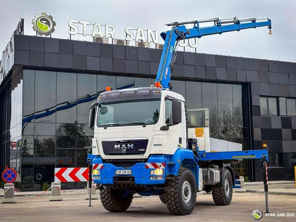 MAN TGS 18.440 4x4 HIAB 166 E-4 CRANE KRAN MAN TGS 18.440 4x4 HIAB 166 E-4 CRANE KRAN - Sunkvežimis su kranu, Platforminis/ Bortinis sunkvežimis: foto 1 MAN TGS 18.440 4x4 HIAB 166 E-4 CRANE KRAN MAN TGS 18.440 4x4 HIAB 166 E-4 CRANE KRAN - Sunkvežimis su kranu, Platforminis/ Bortinis sunkvežimis: foto 1