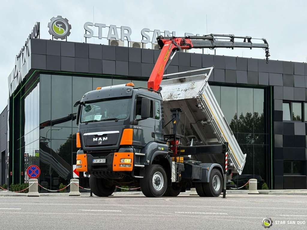 MAN TGS 18.480 PALFINGER PK 16502 HDS Crane,Kipper - Sunkvežimis su kranu: foto 1 MAN TGS 18.480 PALFINGER PK 16502 HDS Crane,Kipper - Sunkvežimis su kranu: foto 1