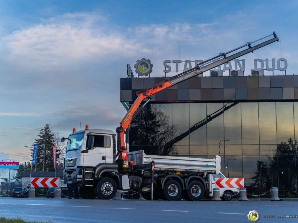 MAN TGS 26.360 6x6 PALFINGER PK 18001 EH Crane Kipe - Sunkvežimis su kranu: foto 3 MAN TGS 26.360 6x6 PALFINGER PK 18001 EH Crane Kipe - Sunkvežimis su kranu: foto 3