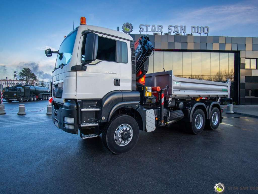 MAN TGS 26.360 6x6 PALFINGER PK 18001 EH Crane Kipe - Sunkvežimis su kranu: foto 2 MAN TGS 26.360 6x6 PALFINGER PK 18001 EH Crane Kipe - Sunkvežimis su kranu: foto 2